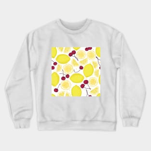 lemon and cherry friendship Crewneck Sweatshirt